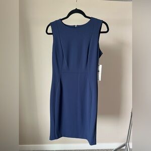 Calvin Klein Classic Navy Midi Dress